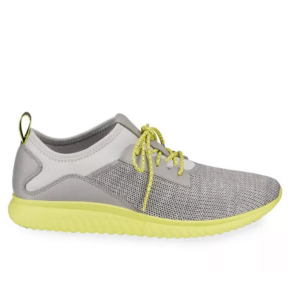 COPY Cole Haan Grand Motion Stretch Knit Men’s Running Sneaker Grey Sulphur 10.5